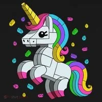 Unicorn Lover Master Builder Bricks Blocks Toy Gift Women's Long Sleeve Shirt thumb 2