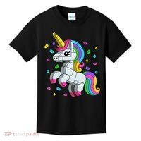 Unicorn Lover Master Builder Bricks Blocks Toy Gift Kids T-Shirt thumb 0