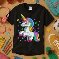 Unicorn Lover Master Builder Bricks Blocks Toy Gift Kids T-Shirt thumb 3