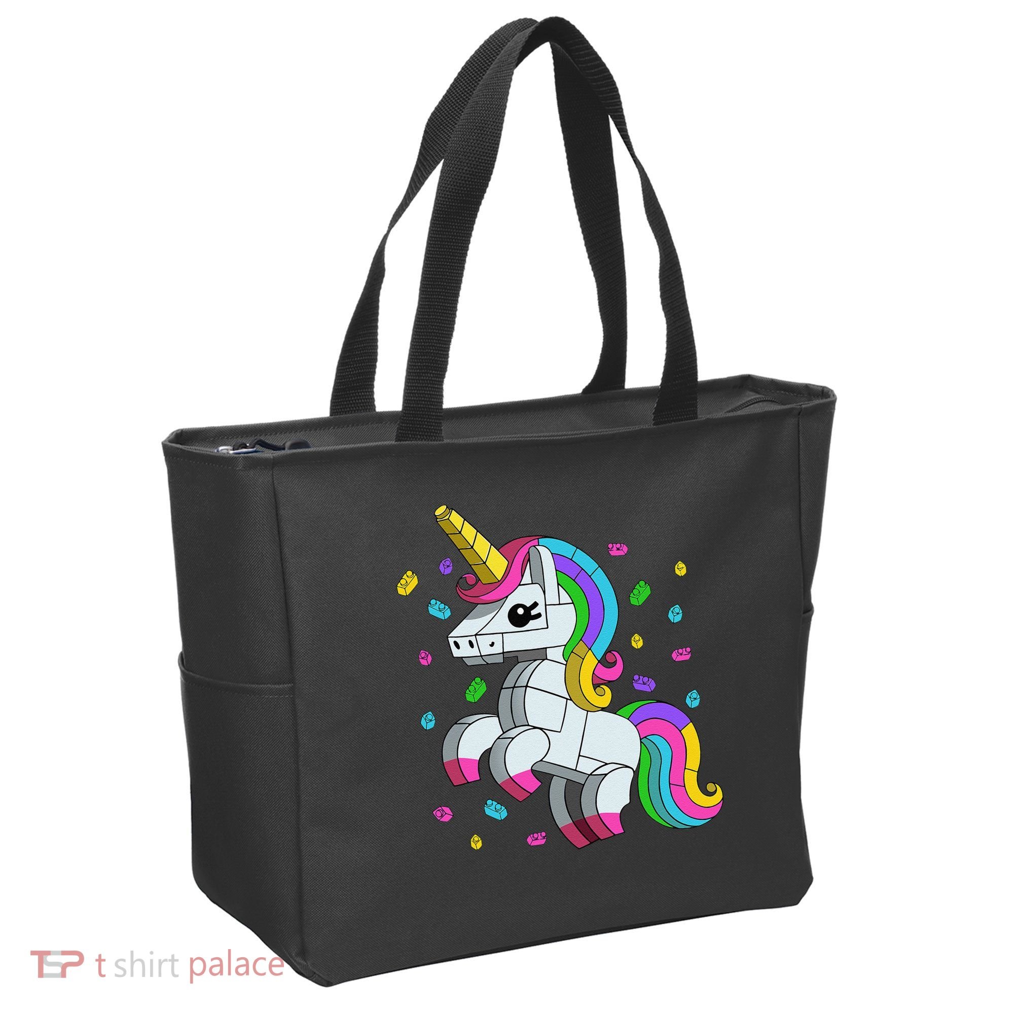 Unicorn Lover Master Builder Bricks Blocks Toy Gift Tote Bag
