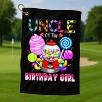 Unicorn Lover Master Builder Bricks Building Blocks Golf Towel thumb 1