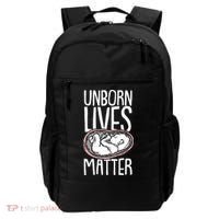 Unborn Lives Matter Anti Abortion Conservative Pro Life Backpack thumb 0