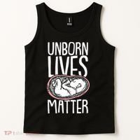 Unborn Lives Matter Anti Abortion Conservative Pro Life Tank Top thumb 2