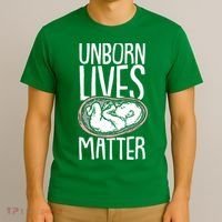 Unborn Lives Matter Anti Abortion Conservative Pro Life T-Shirt thumb 3