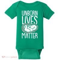 Unborn Lives Matter Anti Abortion Conservative Pro Life Baby Bodysuit thumb 0