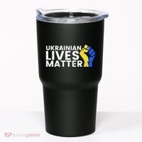 Ukrainian Lives Matter Stand With Ukraine Pray Support Tumbler thumb 0