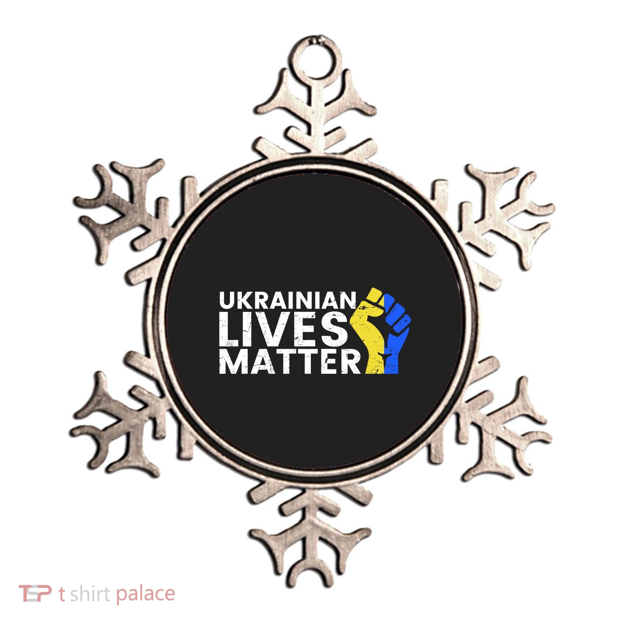 Ukrainian Lives Matter Stand With Ukraine Pray Support Ornament
