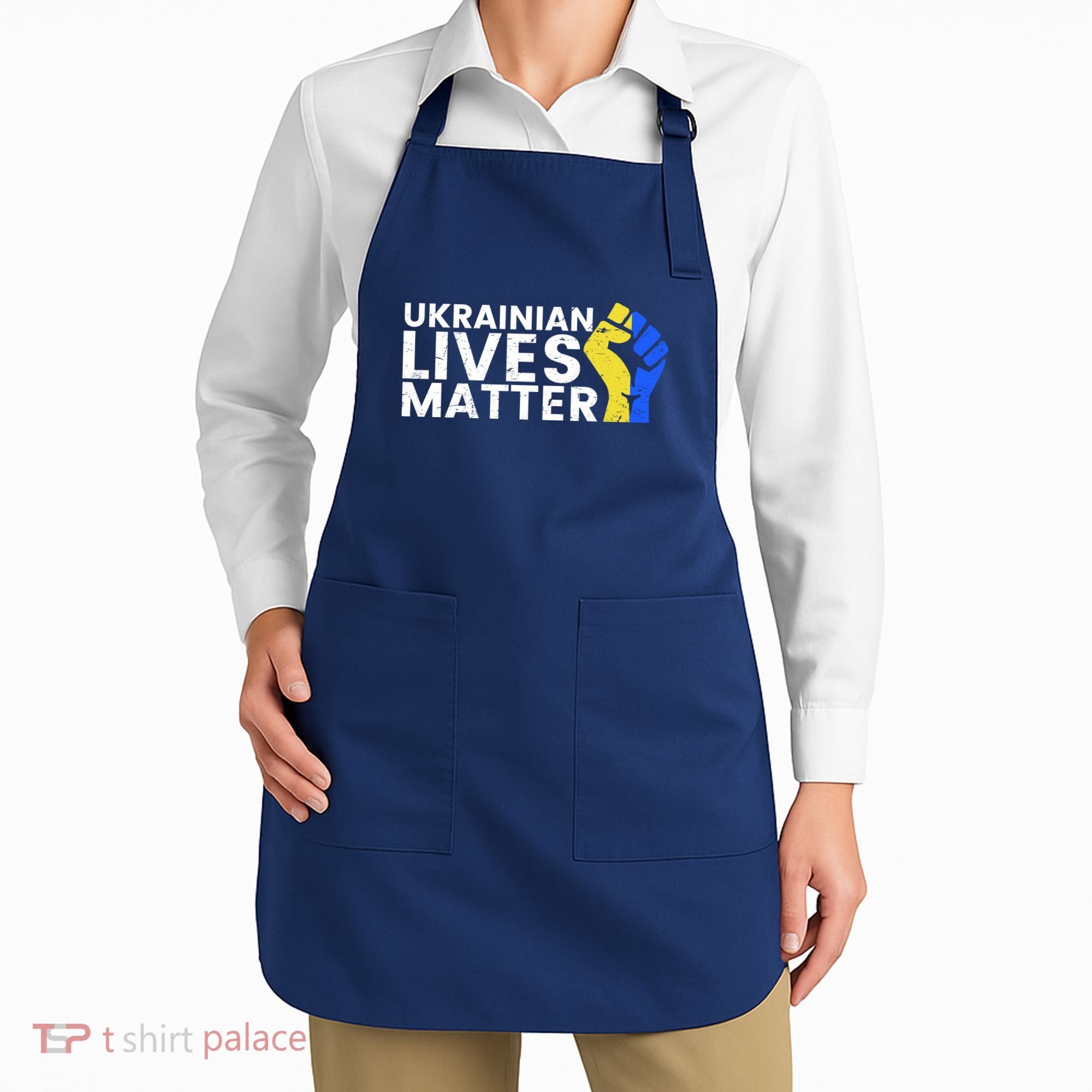 Ukrainian Lives Matter Stand With Ukraine Pray Support Apron