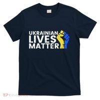 Ukrainian Lives Matter Stand With Ukraine Pray Support T-Shirt thumb 0