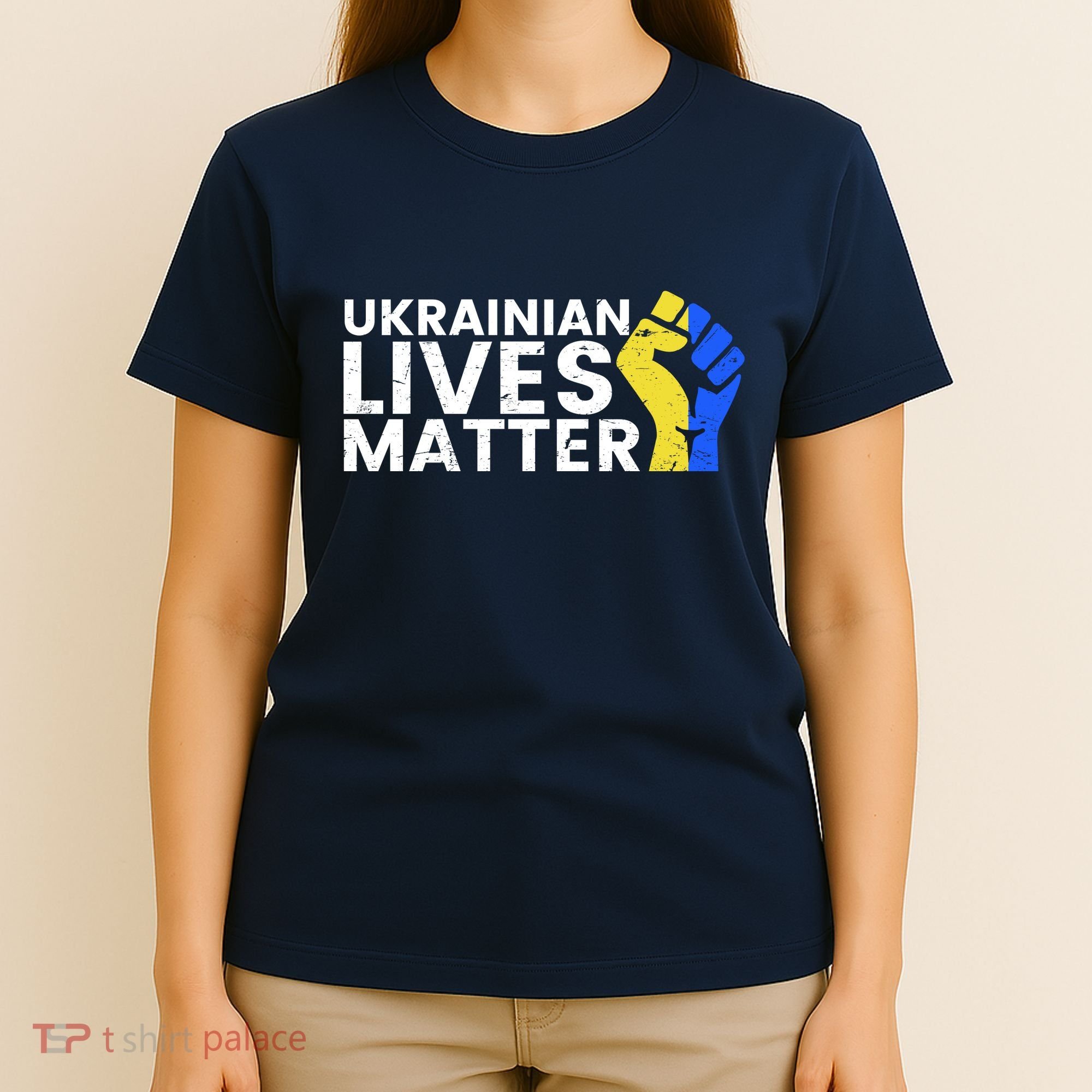 Ukrainian Lives Matter Stand With Ukraine Pray Support T-Shirt