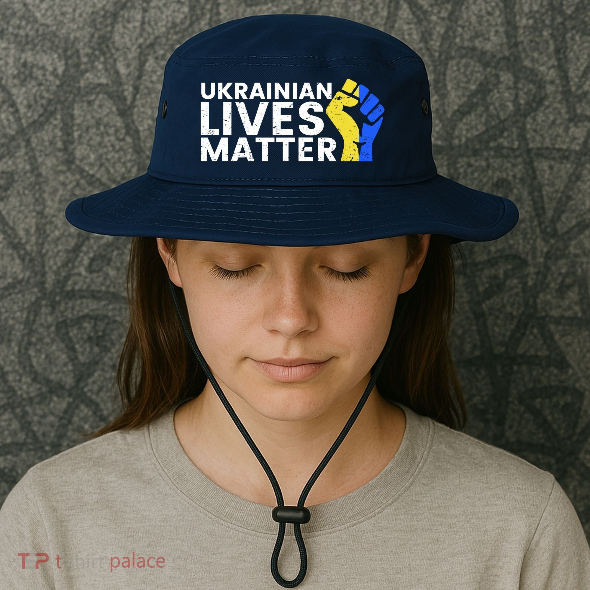 Ukrainian Lives Matter Stand With Ukraine Pray Support Bucket Hat
