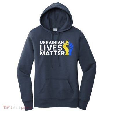 Ukrainian Lives Matter Stand With Ukraine Pray Support Women's Hoodie