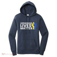 Ukrainian Lives Matter Stand With Ukraine Pray Support Women's Hoodie thumb 0