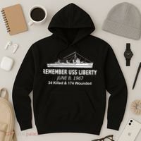 Uss Liberty Remember June 8 1967 Political History Hoodie thumb 3