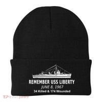 Uss Liberty Remember June 8 1967 Political History Beanie thumb 0