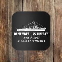 Uss Liberty Remember June 8 1967 Political History Coaster thumb 0
