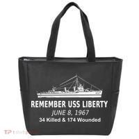 Uss Liberty Remember June 8 1967 Political History Tote Bag thumb 0
