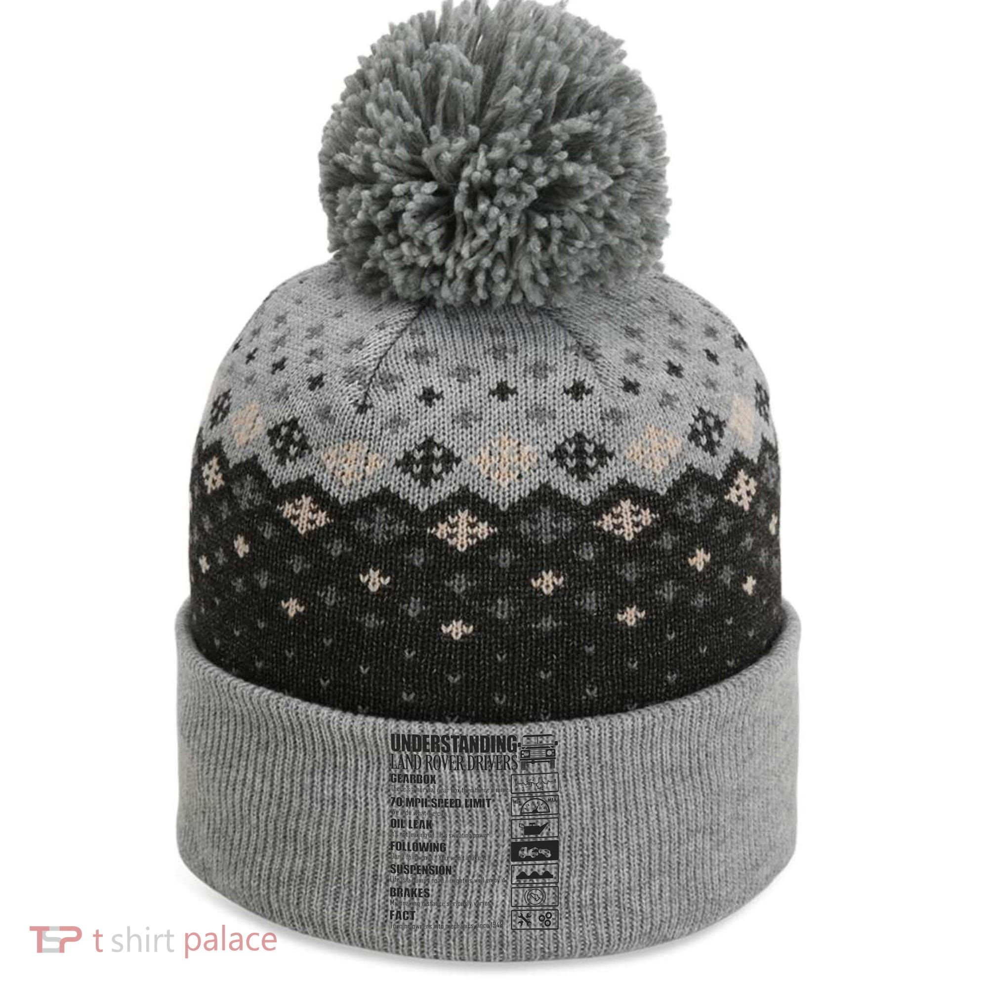 Understanding Land Rover Driver The Baniff Cuffed Pom Beanie
