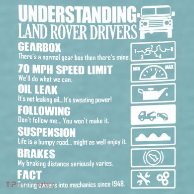 Understanding Land Rover Driver Sueded Cloud Jersey T-Shirt
