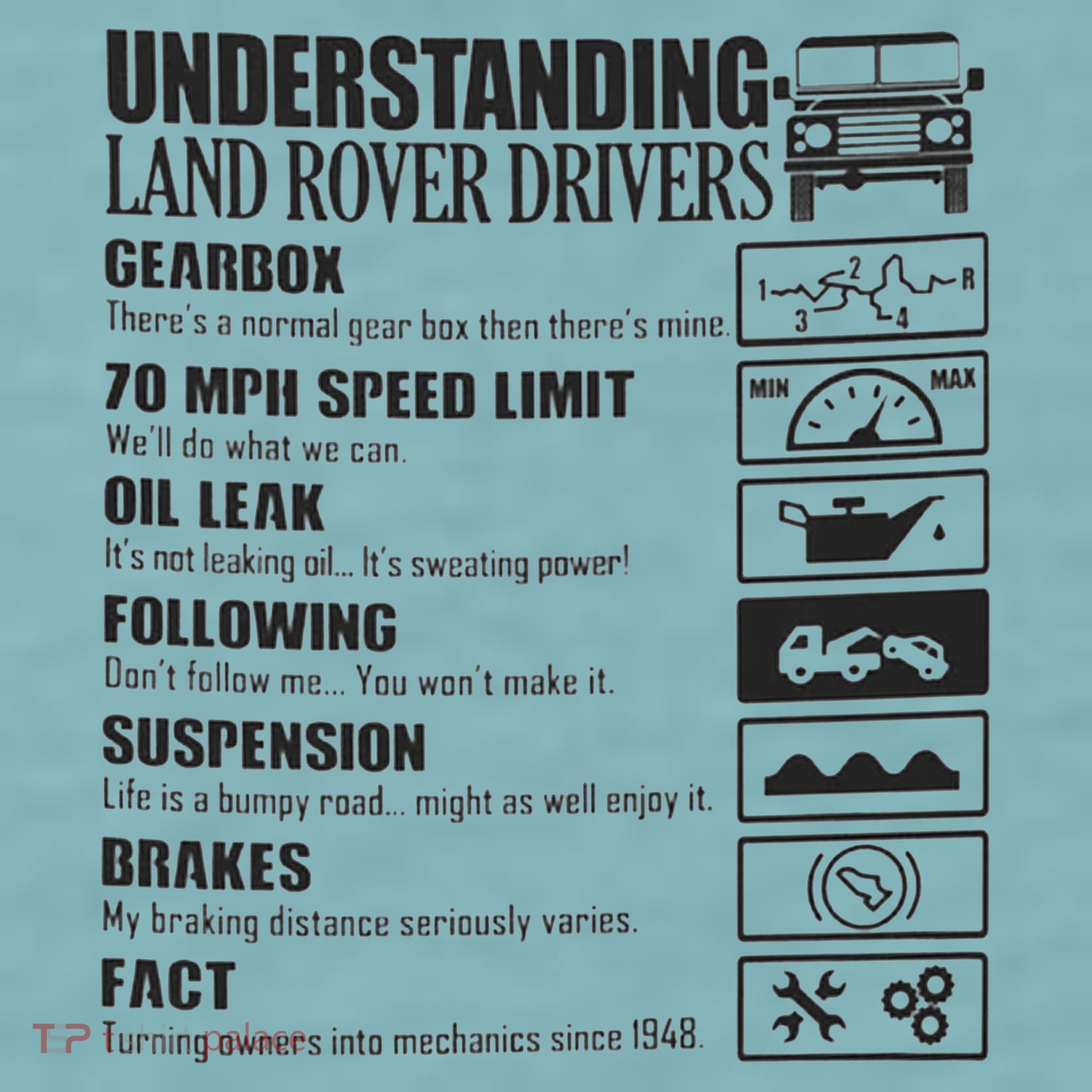 Understanding Land Rover Driver Sueded Cloud Jersey T-Shirt