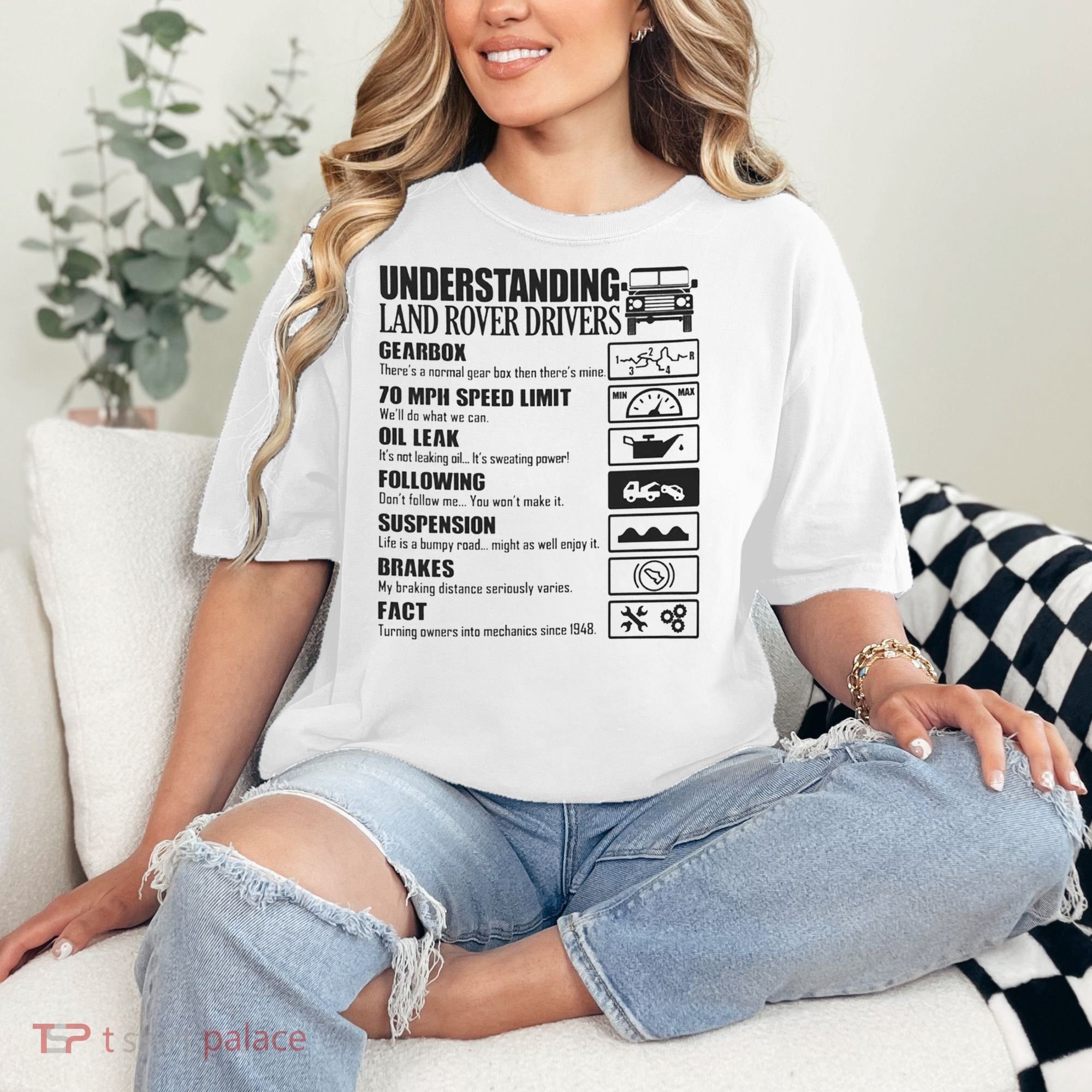 Understanding Land Rover Driver Comfort Colors T-Shirt