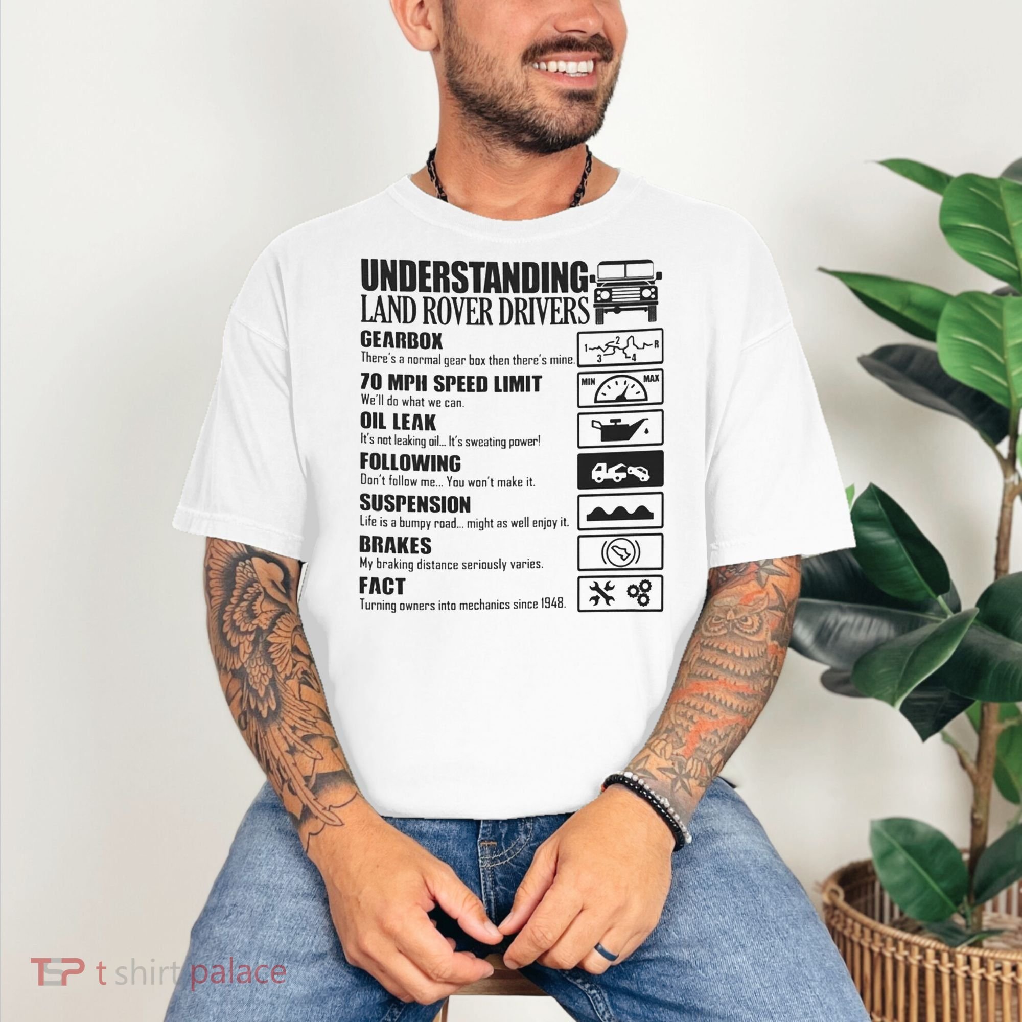 Understanding Land Rover Driver Comfort Colors T-Shirt