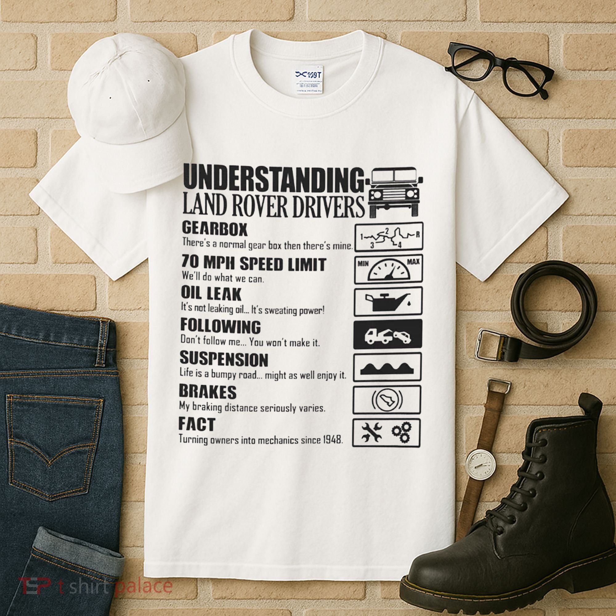 Understanding Land Rover Driver Tall T-Shirt