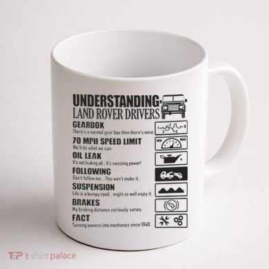 Understanding Land Rover Driver Coffee Mug back