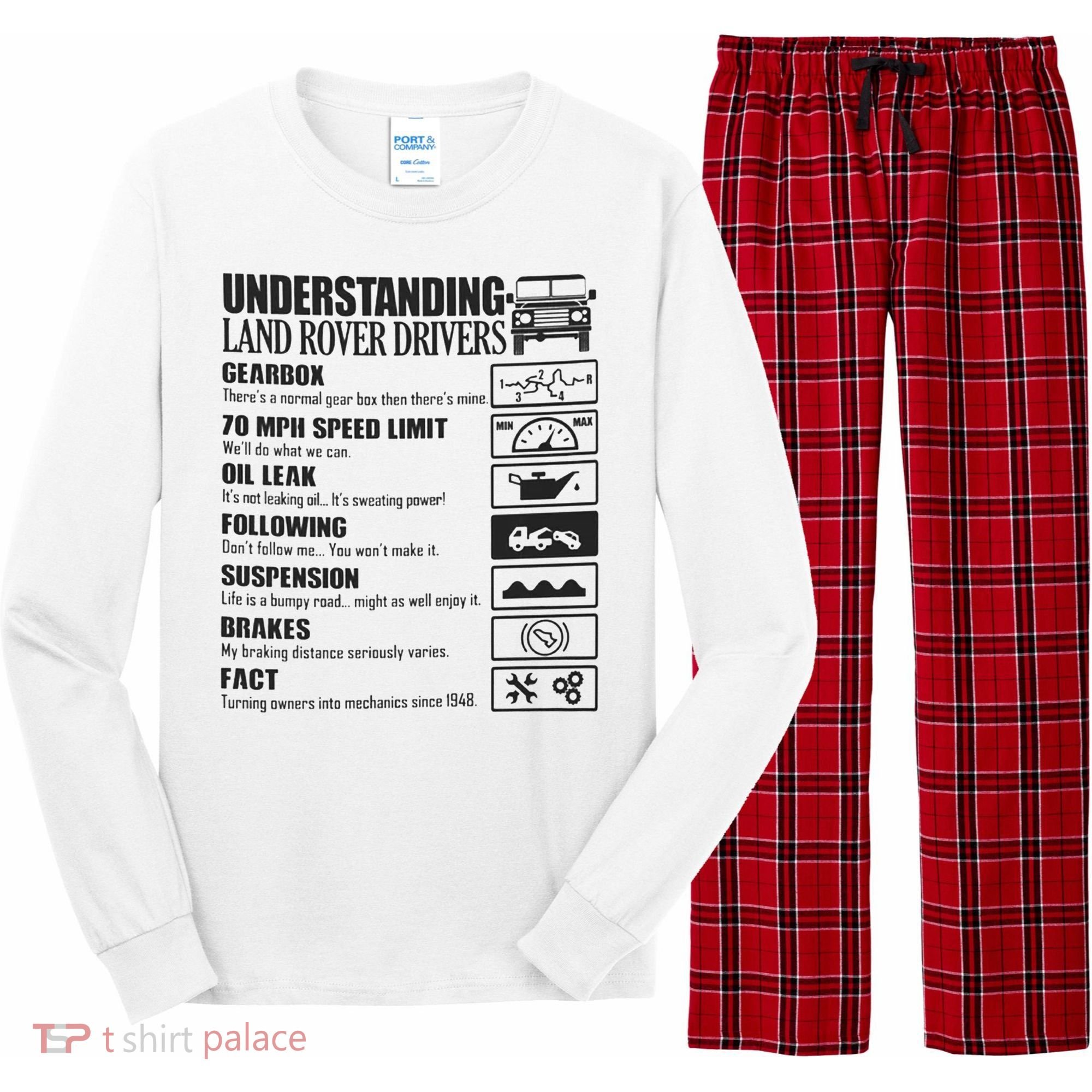 Understanding Land Rover Driver Long Sleeve Pajama Set