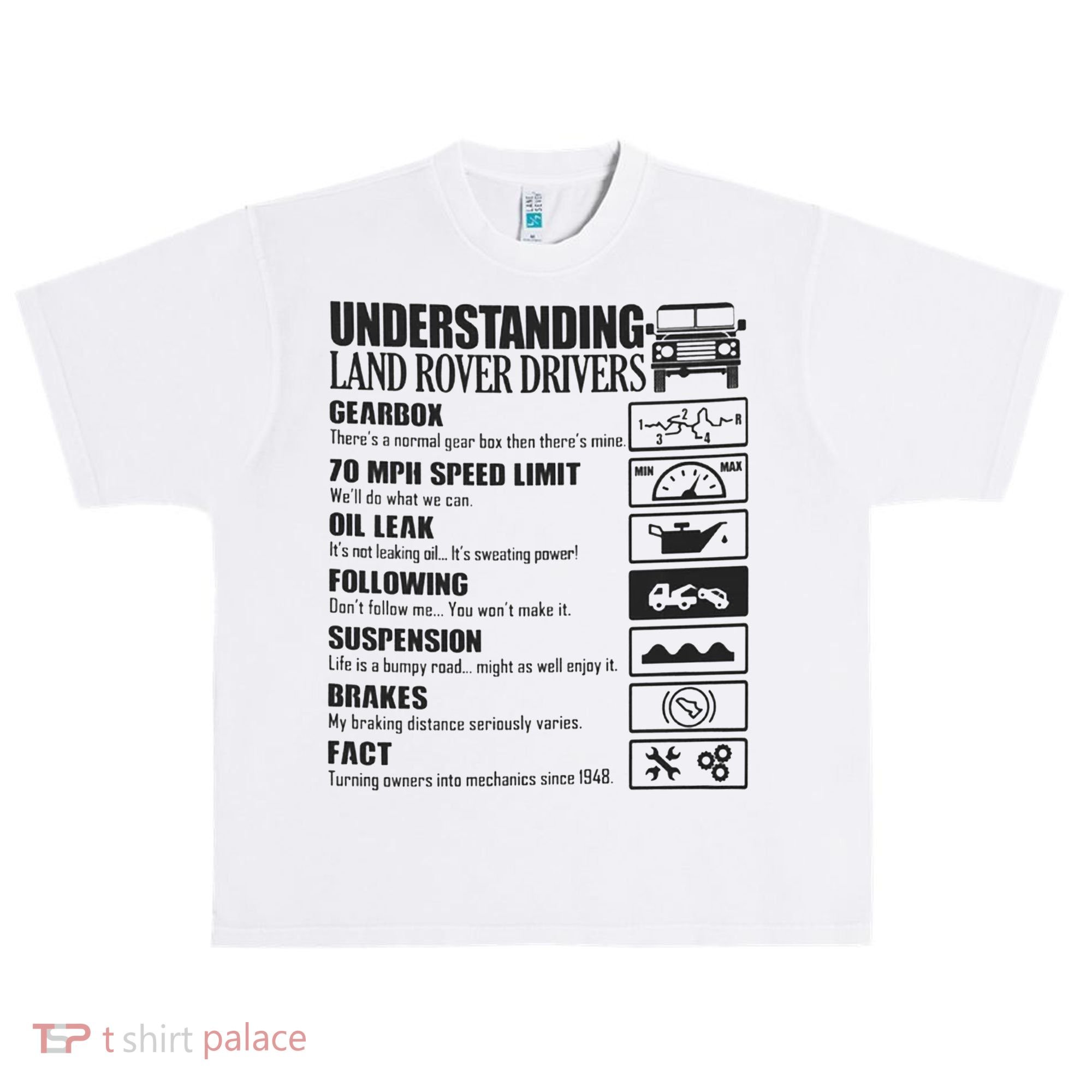 Understanding Land Rover Driver Urban Oversized Heavyweight T-Shirt