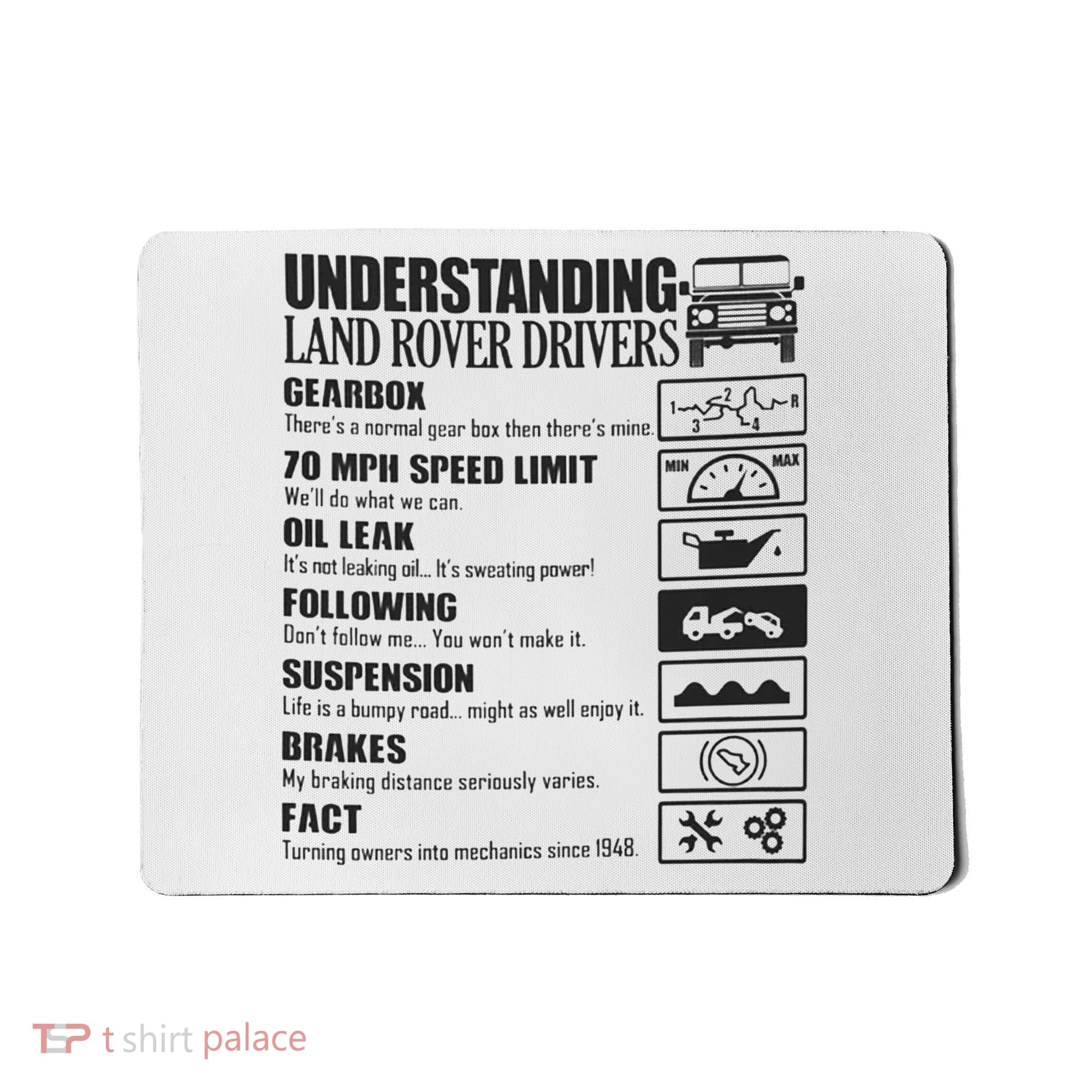 Understanding Land Rover Driver Mousepad