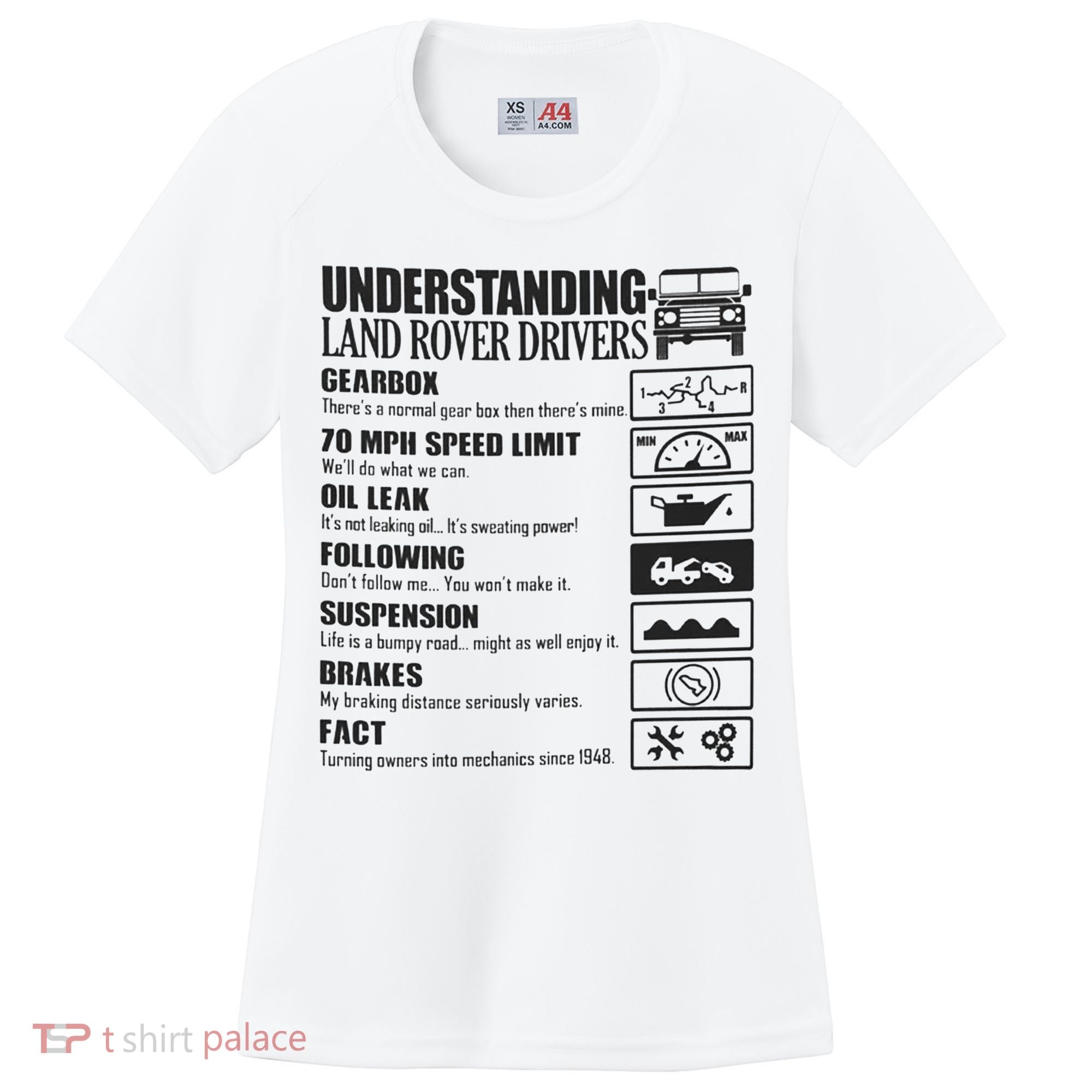 Understanding Land Rover Driver Women's Cooling Performance Crew T-Shirt