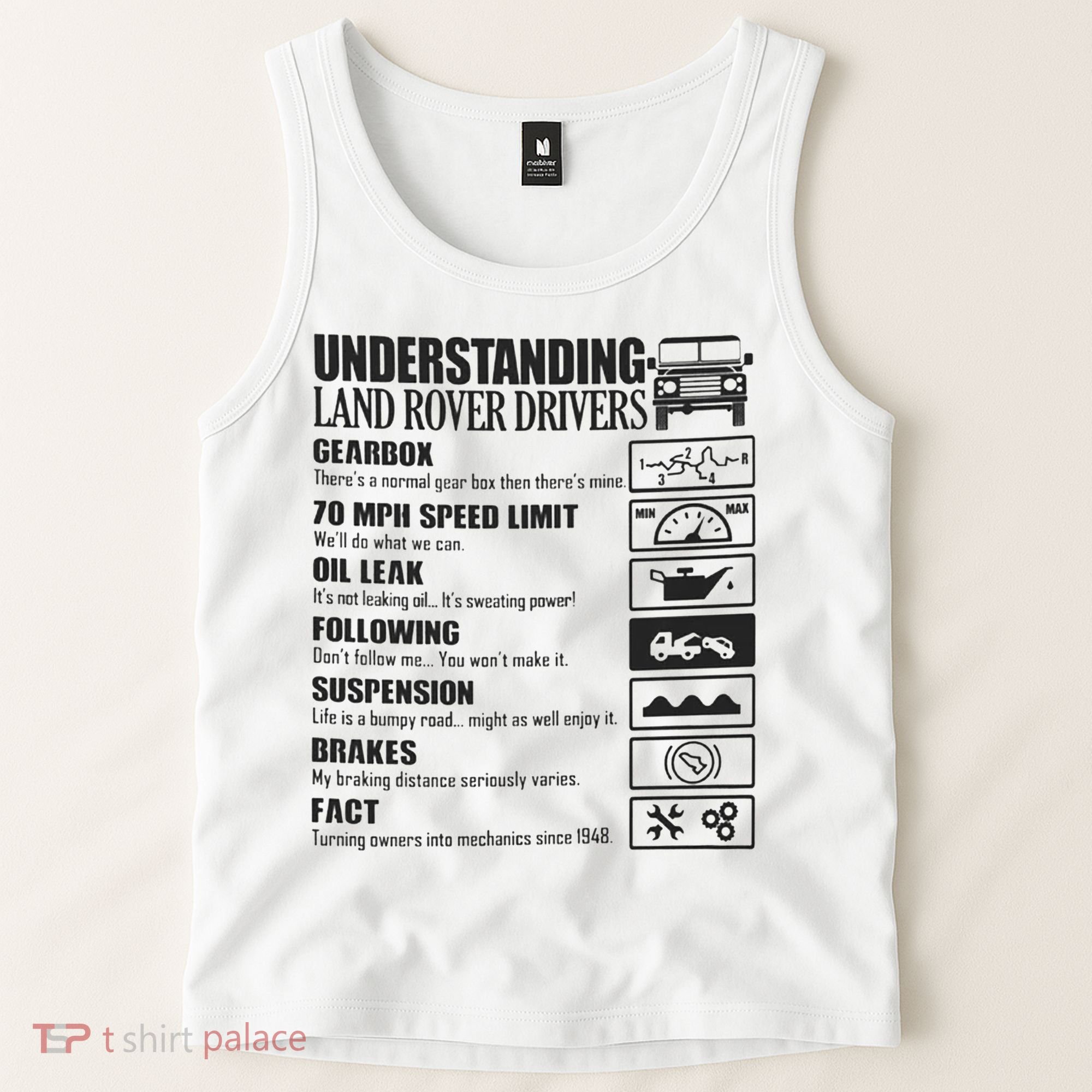Understanding Land Rover Driver Tank Top