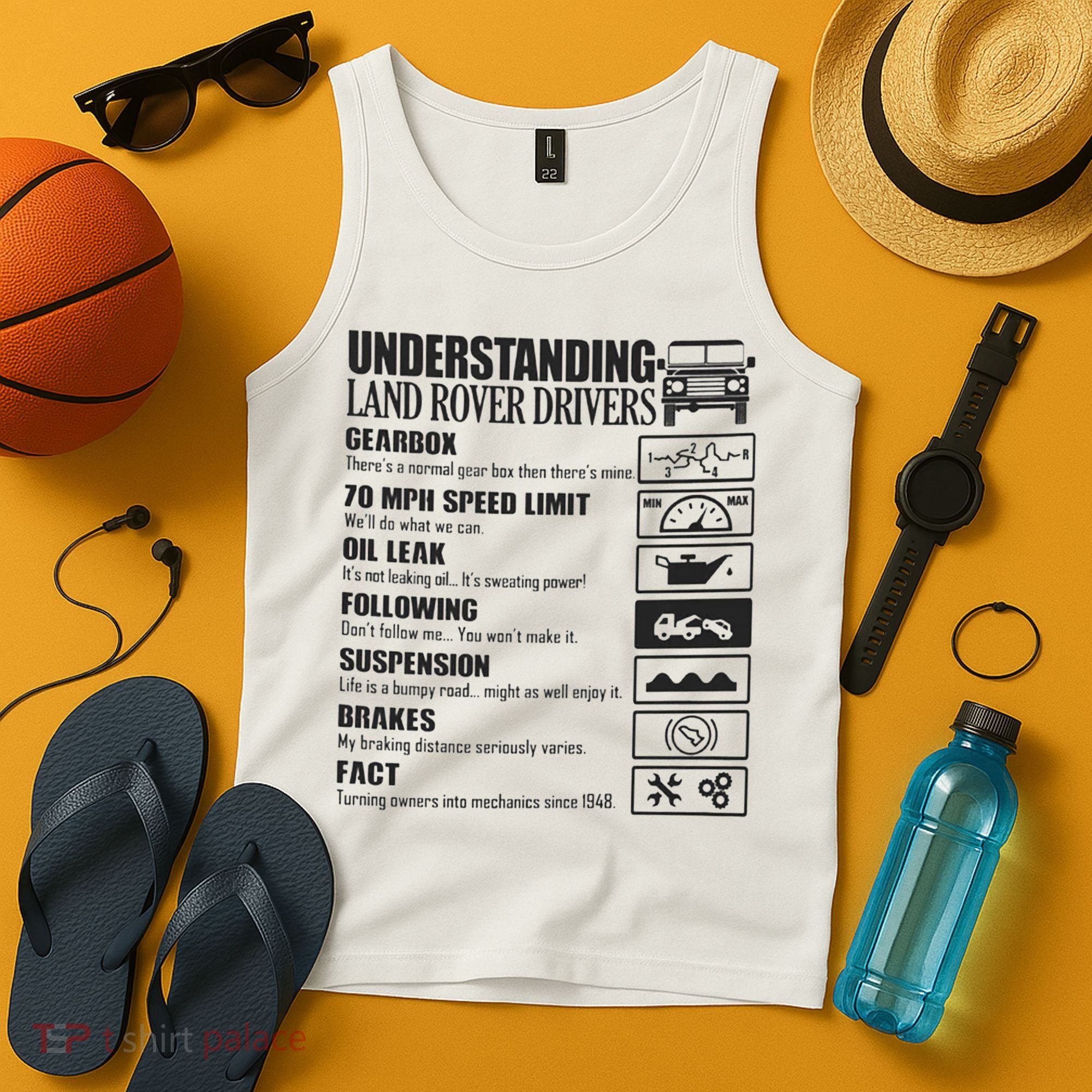 Understanding Land Rover Driver Tank Top