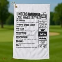 Understanding Land Rover Driver Golf Towel thumb 1