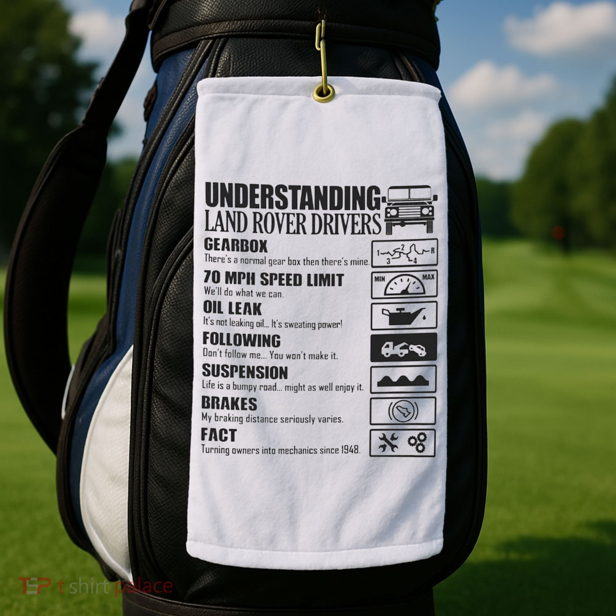 Understanding Land Rover Driver Golf Towel