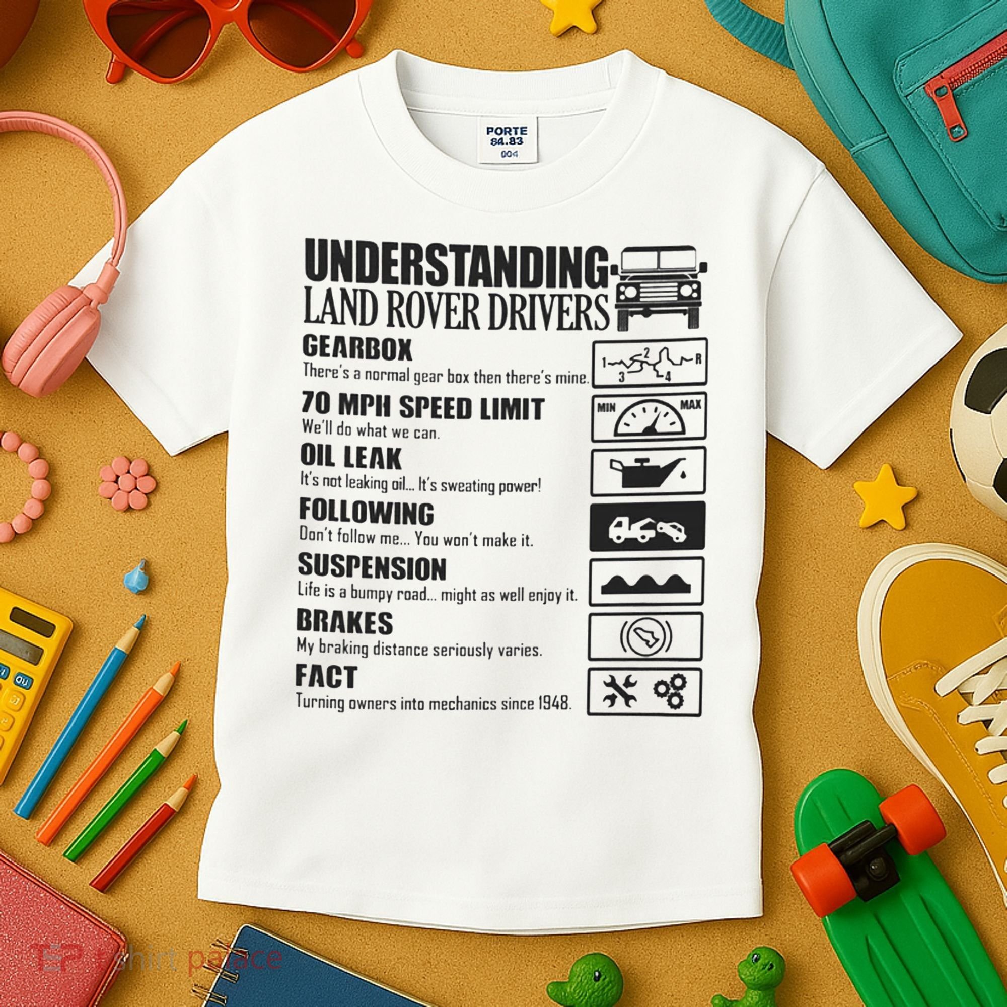Understanding Land Rover Driver Kids T-Shirt