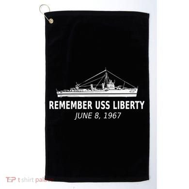 Uss Liberty Remember June 8 1967 Golf Towel