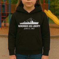 Uss Liberty Remember June 8 1967 Kids Hoodie thumb 3