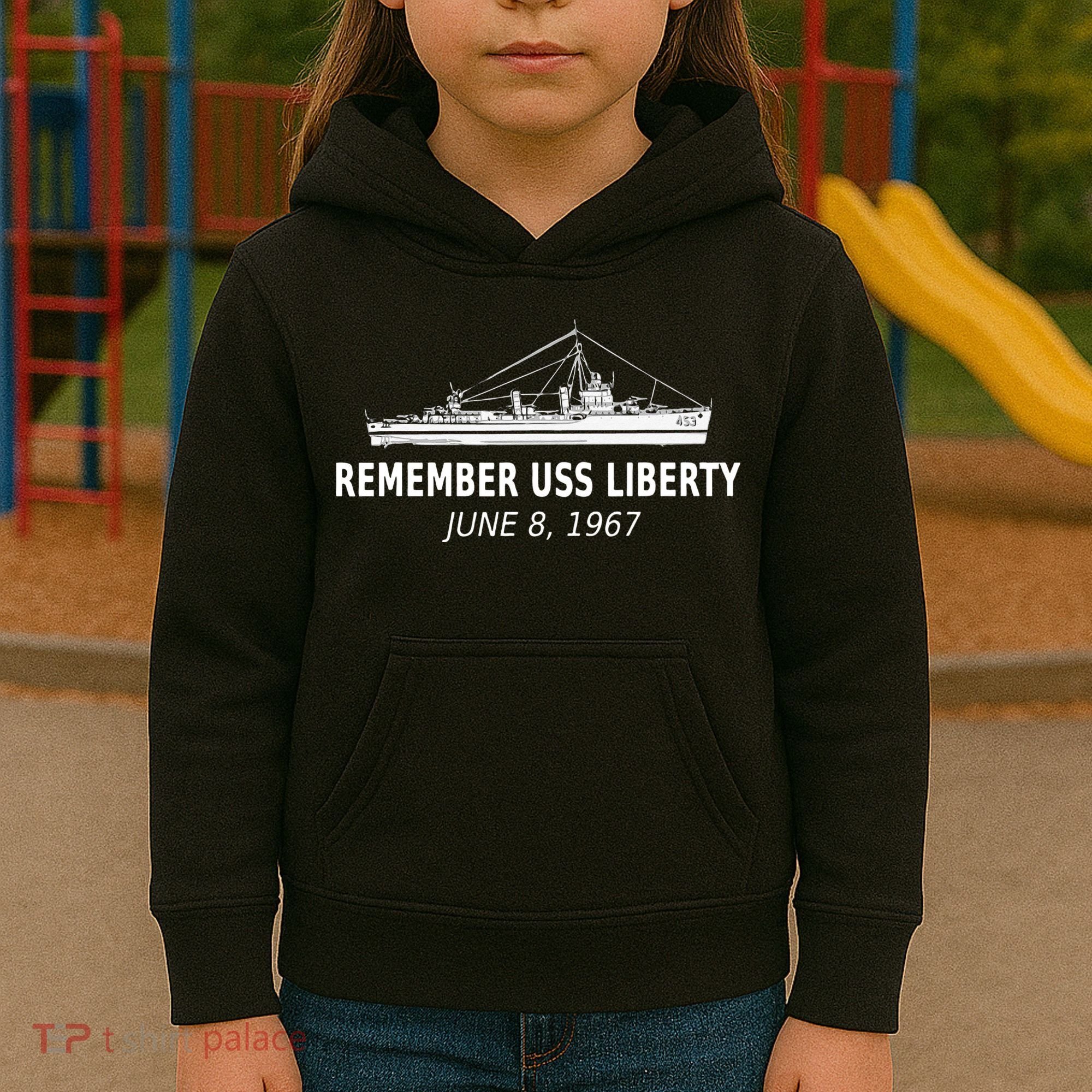 Uss Liberty Remember June 8 1967 Kids Hoodie
