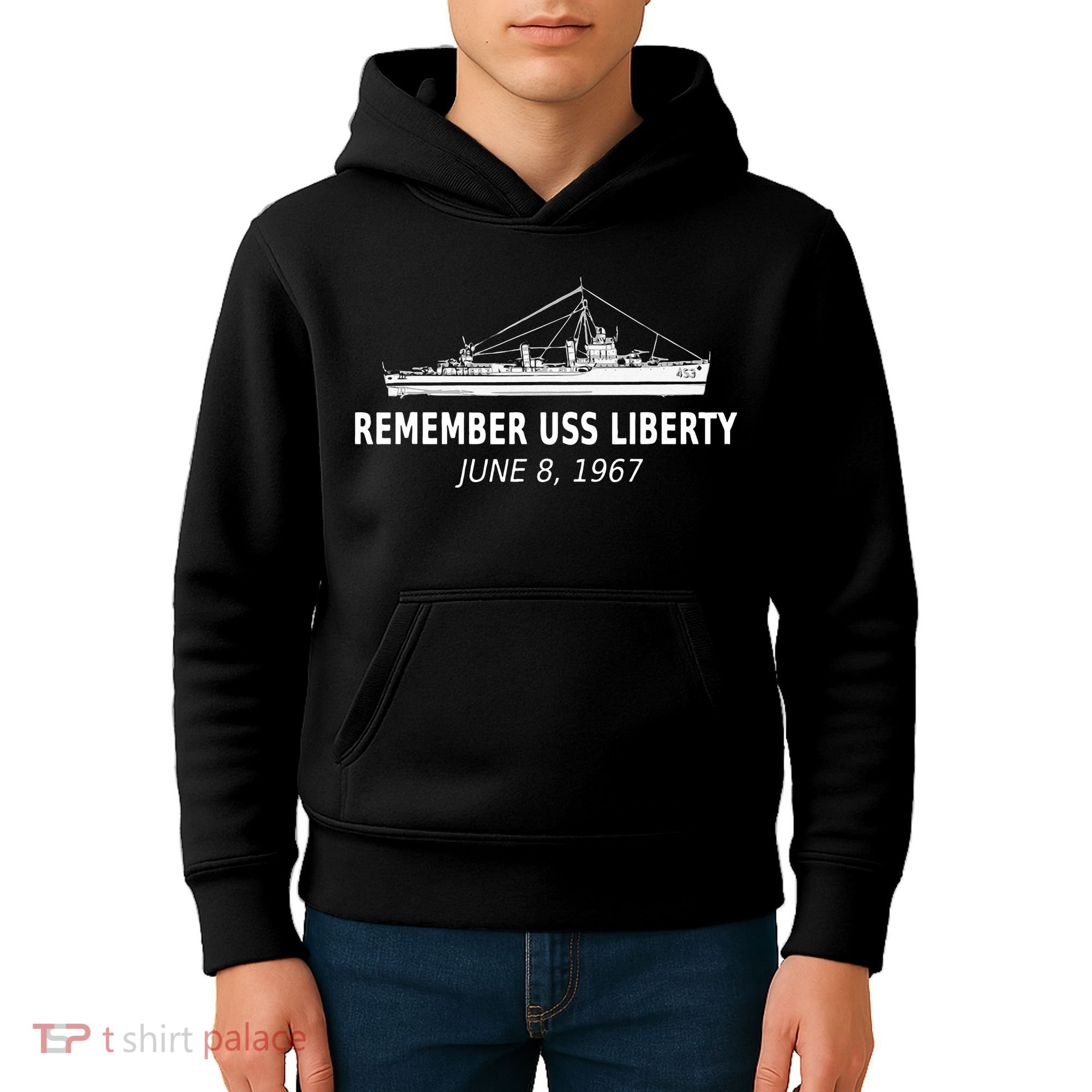 Uss Liberty Remember June 8 1967 Kids Hoodie