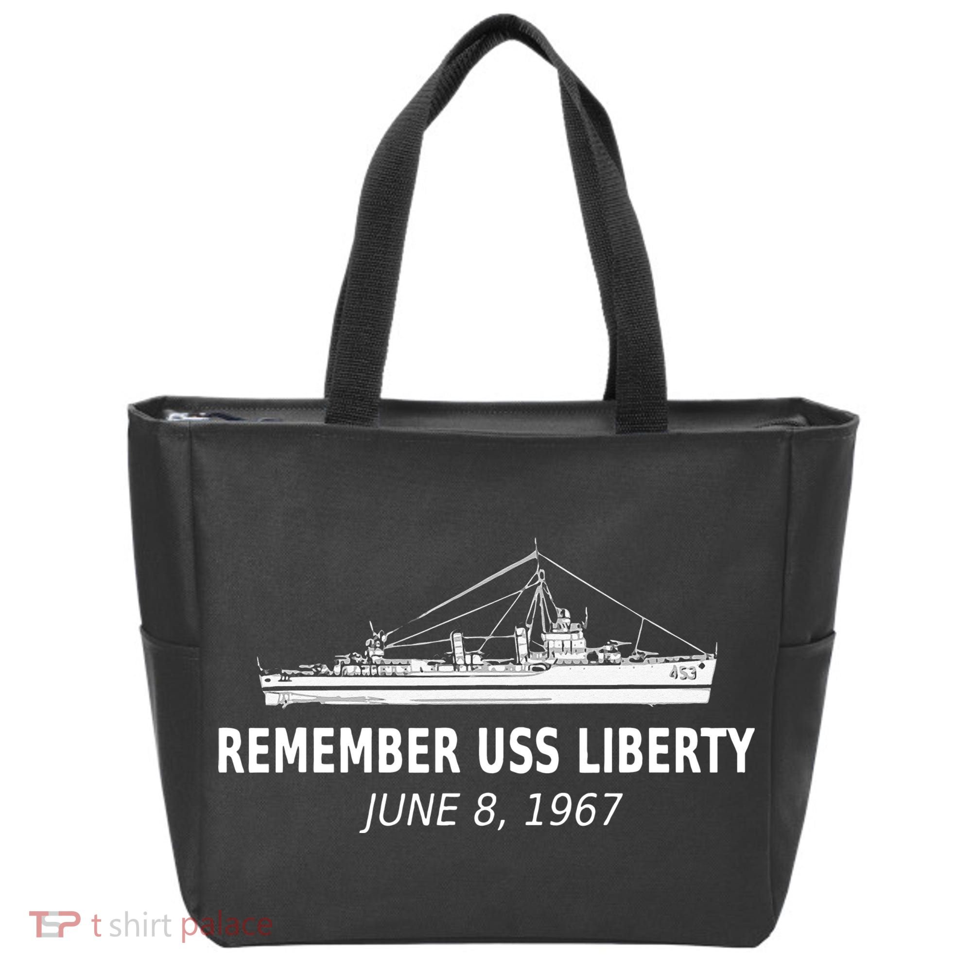 Uss Liberty Remember June 8 1967 Tote Bag
