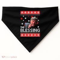Uncle Lewis The Blessing Christmas Vacation USA-Made Doggie Bandana thumb 0