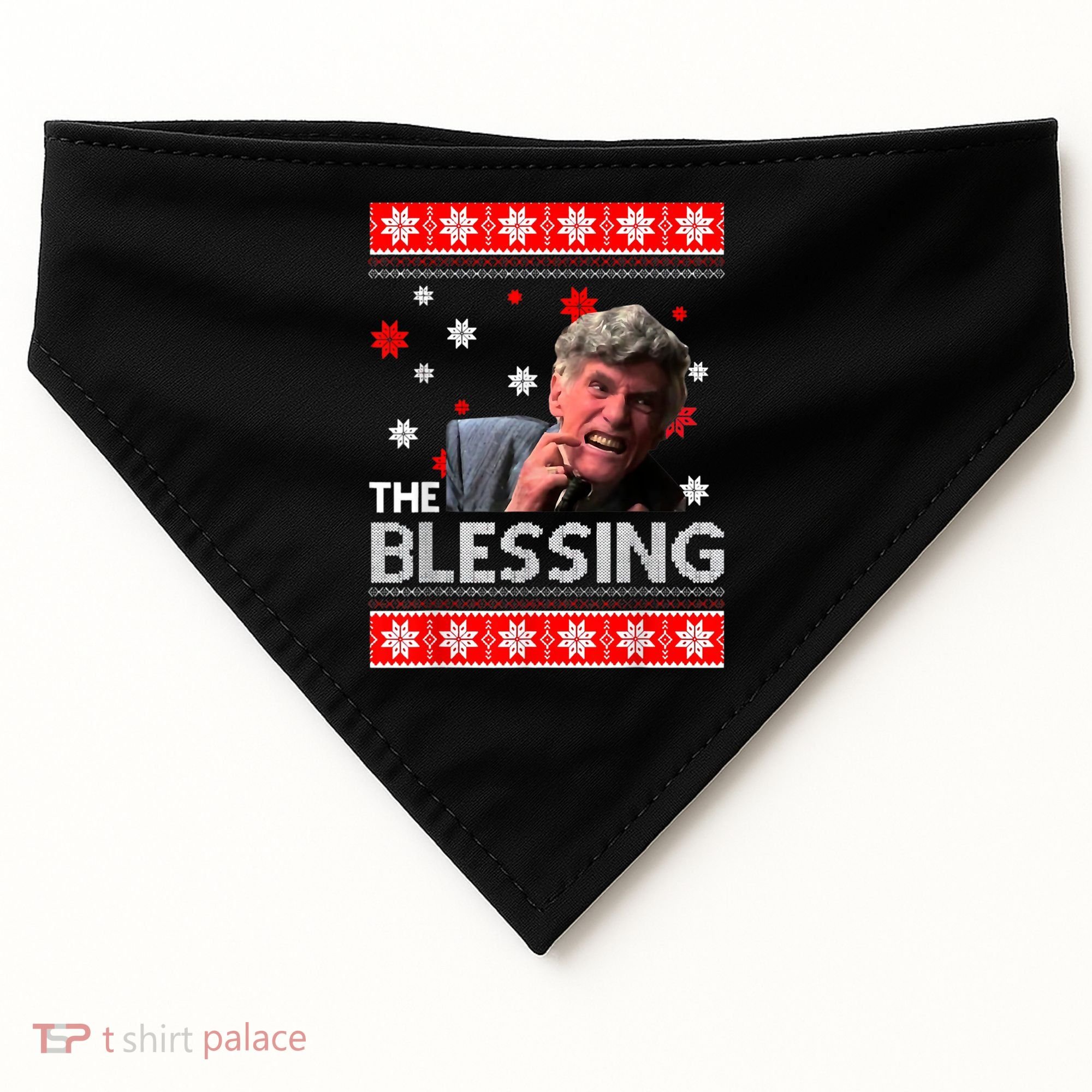 Uncle Lewis The Blessing Christmas Vacation USA-Made Doggie Bandana