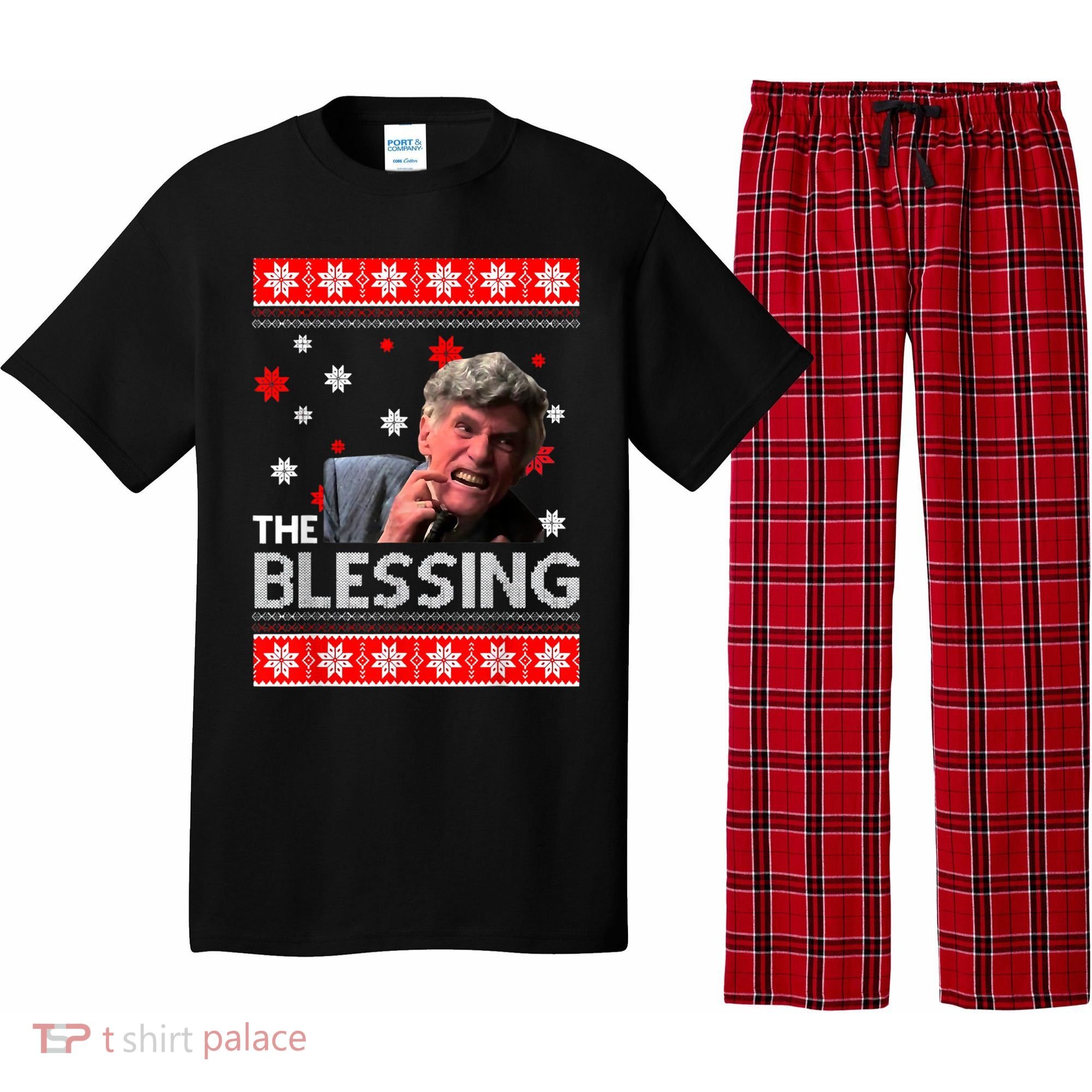Uncle Lewis The Blessing Christmas Vacation Pajama Set