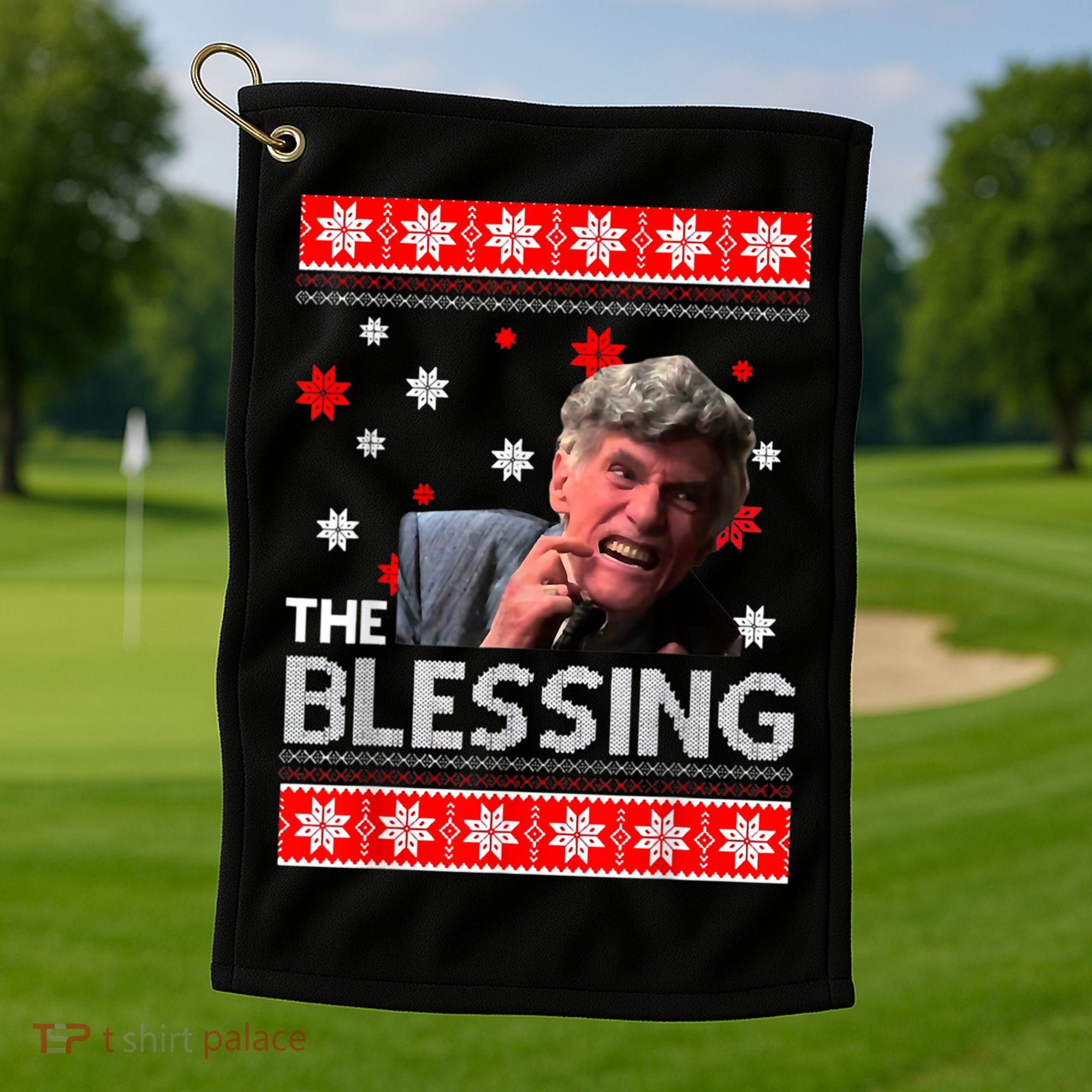 Uncle Lewis The Blessing Christmas Vacation Golf Towel