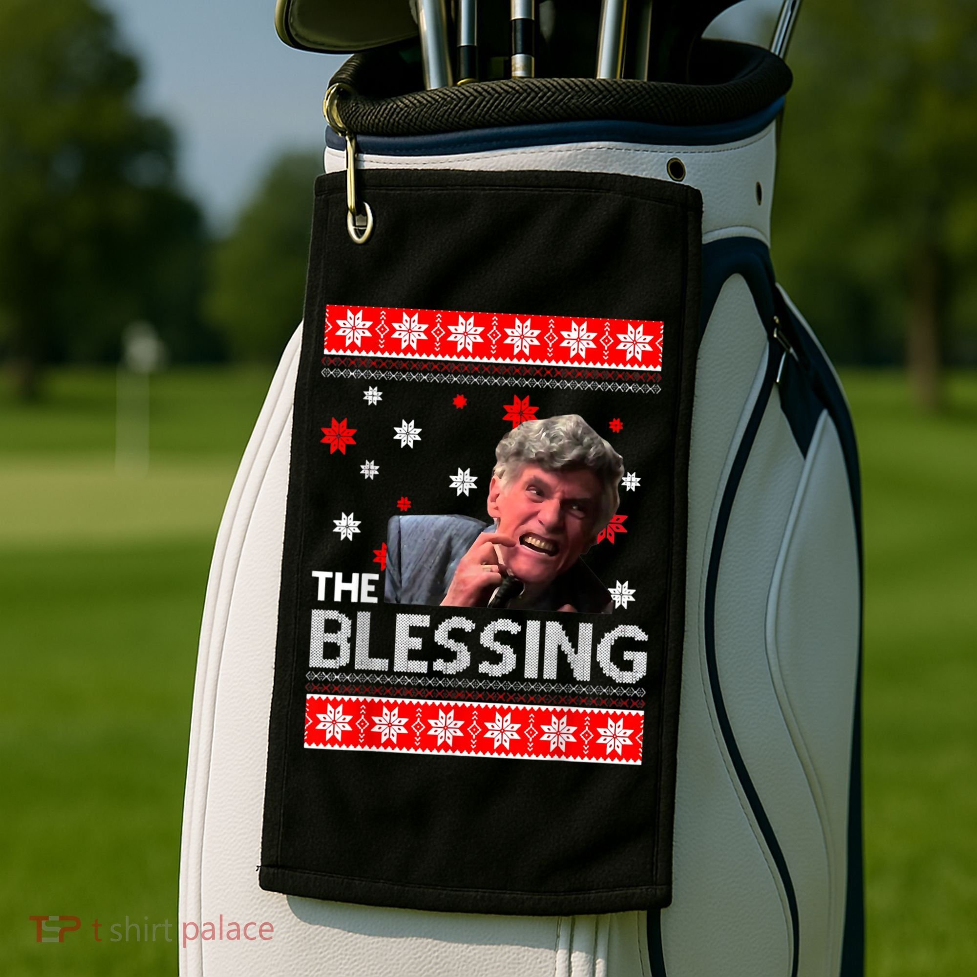 Uncle Lewis The Blessing Christmas Vacation Golf Towel