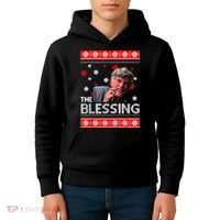 Uncle Lewis The Blessing Christmas Vacation Kids Hoodie thumb 4