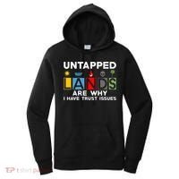 Untapped Lands Trust Issues Magic Geek Great Retro Gaming Gift Women's Hoodie thumb 0