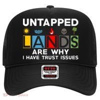 Untapped Lands Trust Issues Magic Geek Great Retro Gaming Gift Hat thumb 0